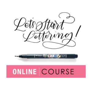 Let's Start Lettering Online Course | Amanda Arneill
